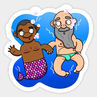 Taking A Plunge Sticker